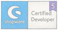 Shopware 5 · Certified Developer Shopware 5 · Certified Developer
